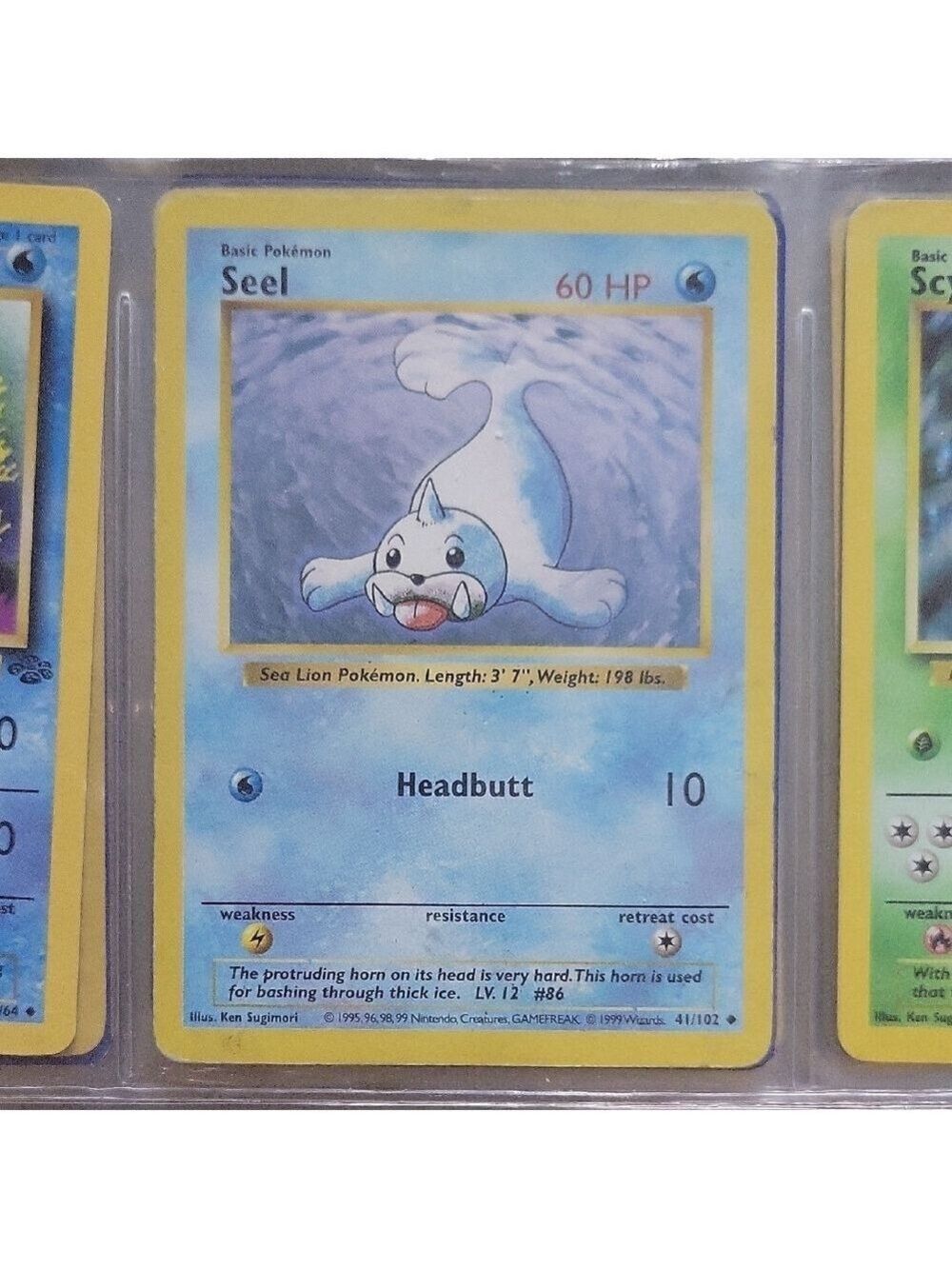 Pokemon Seel Card